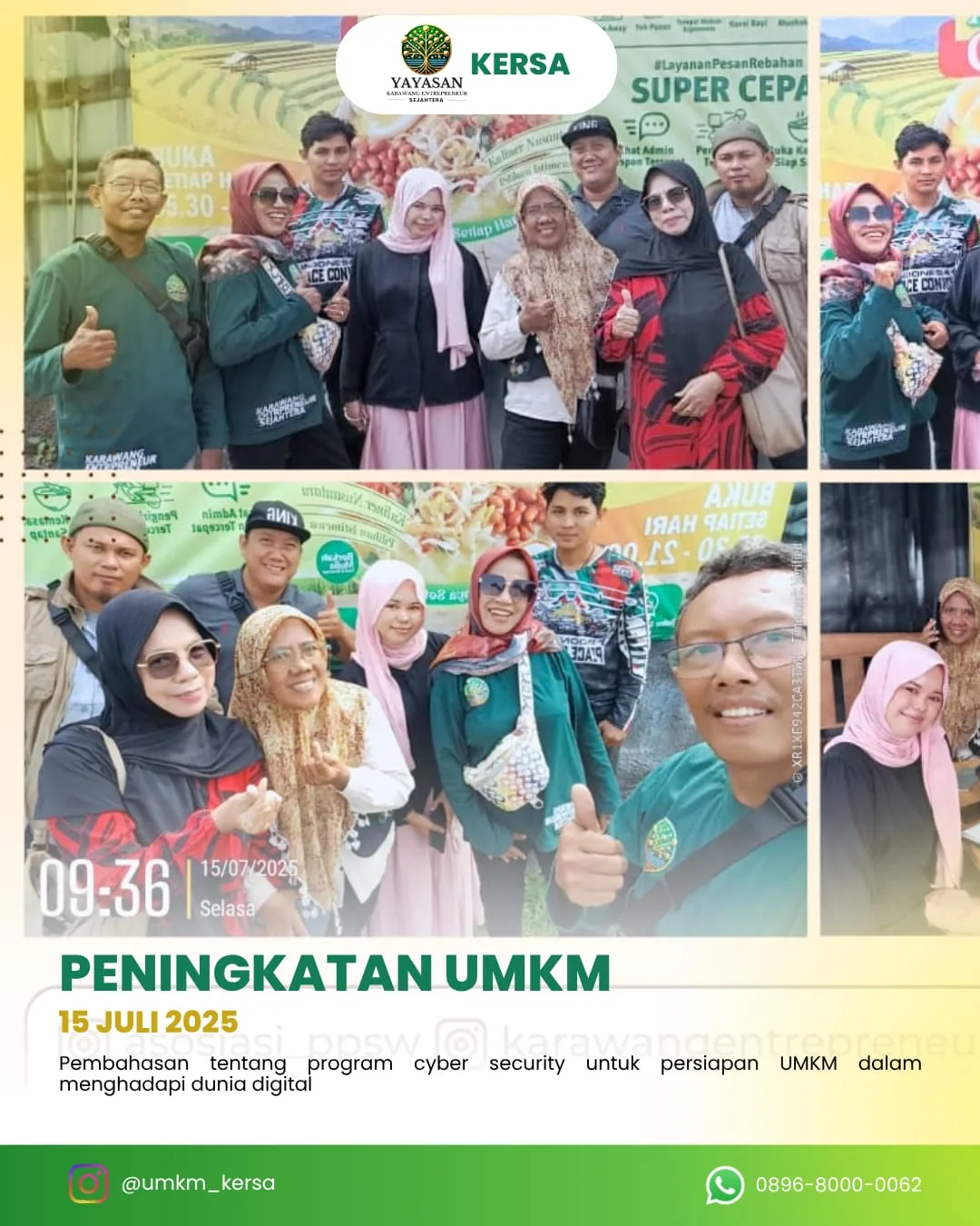 Kopdar Bulanan UMKM KERSA Bahas Cybersecurity untuk Hadapi Era Digital
