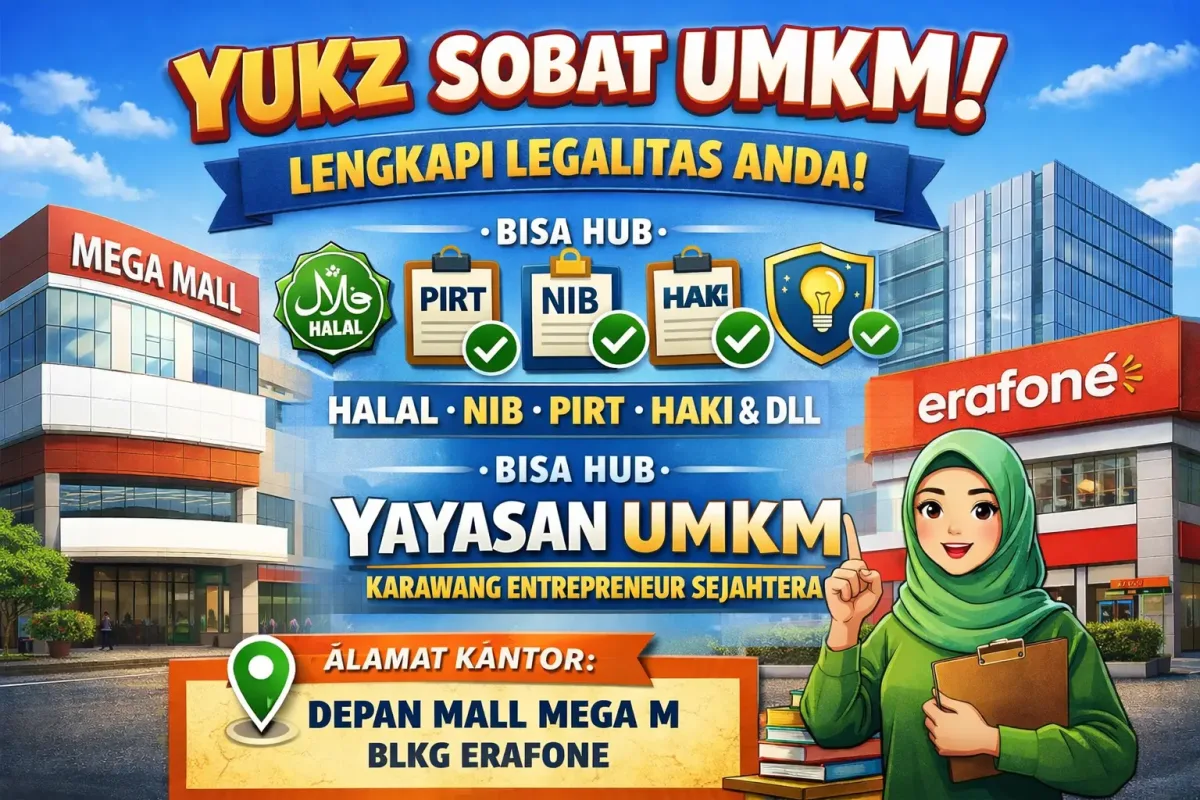 PROGRAM UTAMA YAYASAN KERSA Yuk, Sobat UMKM! Lengkapi Legalitas Usaha Anda! ????