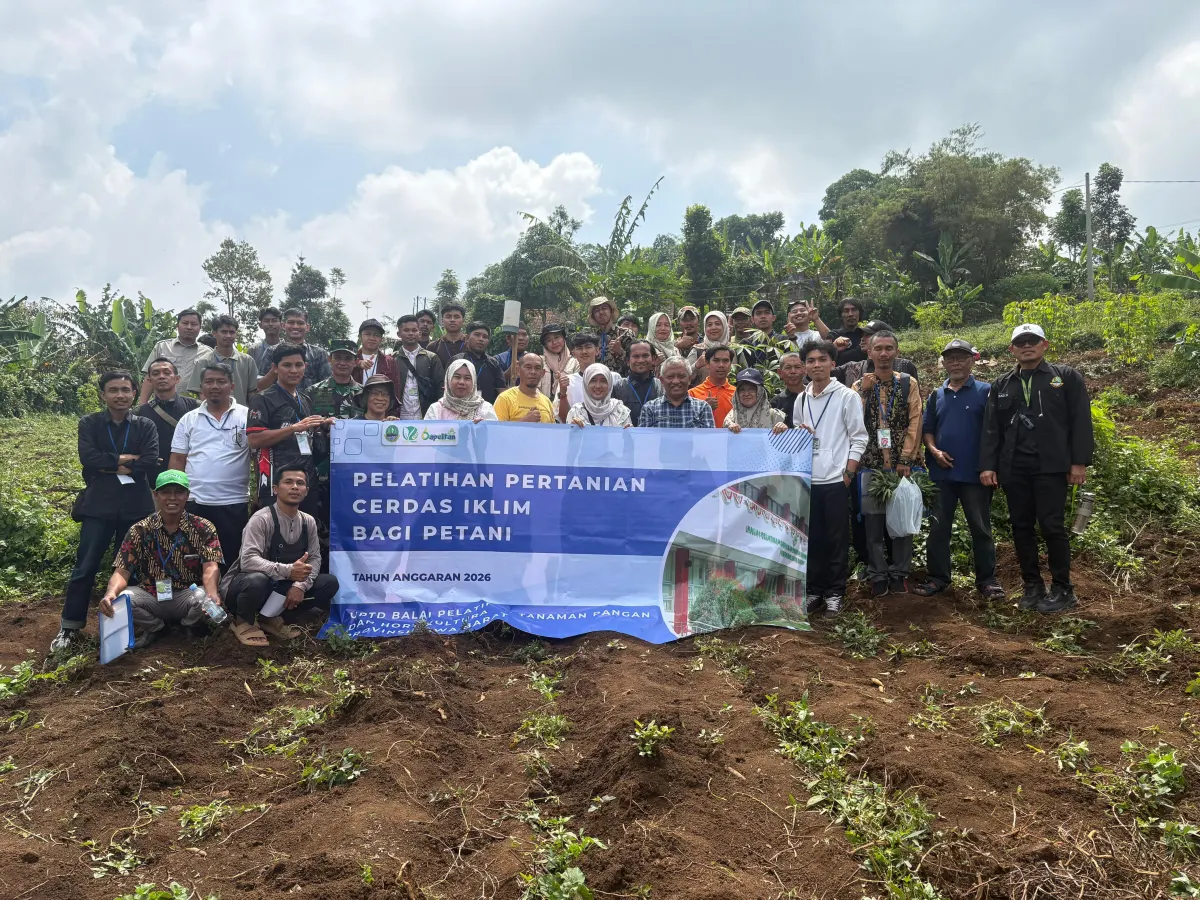 Petani Milenial KERSA Ikuti Pelatihan Pertanian Cerdas Iklim di Cianjur