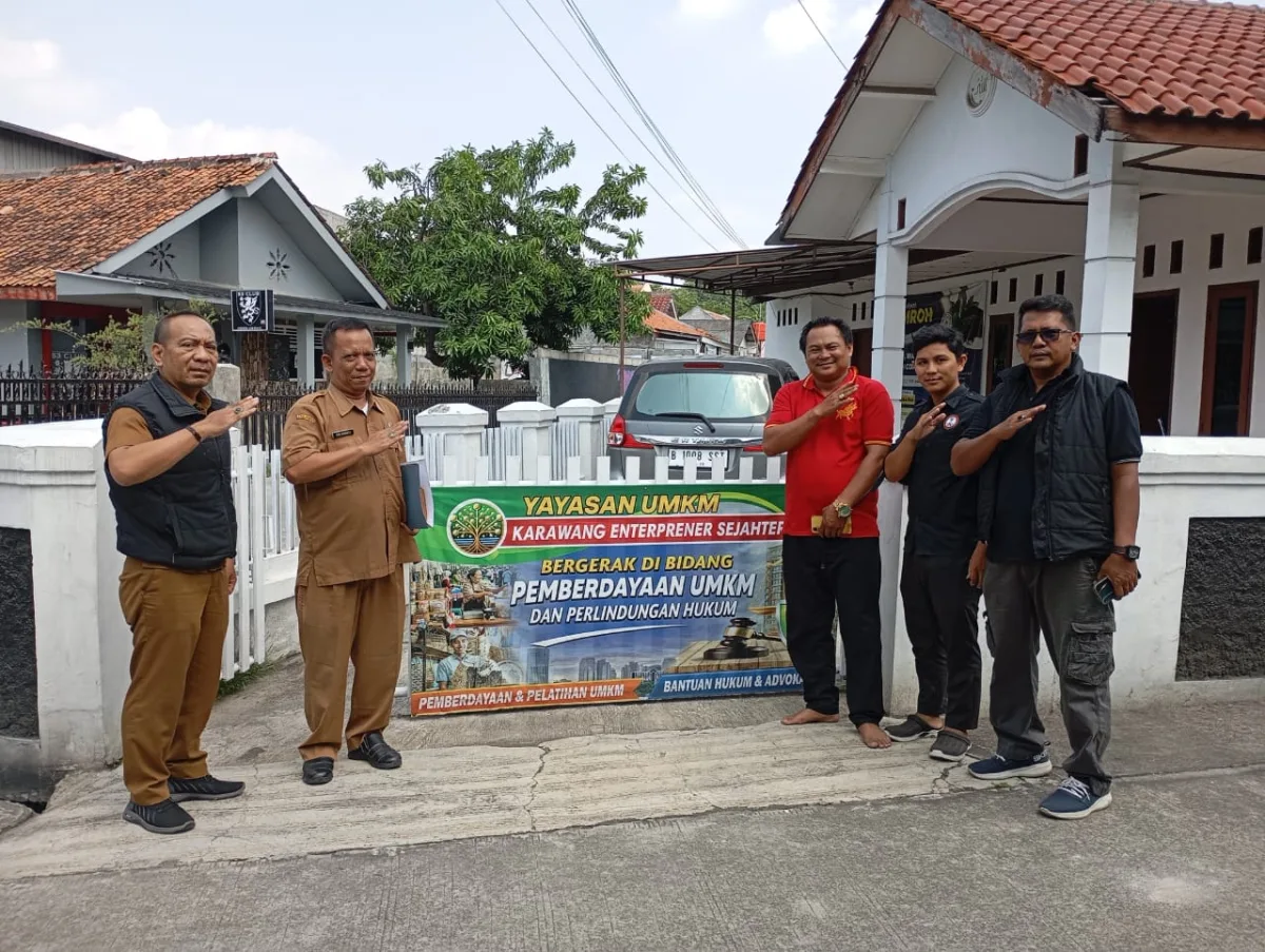 Kesbangpol Karawang Tinjau Sekretariat Baru Yayasan KERSA, Dorong Kolaborasi Penguatan UMKM dan Ketahanan Pangan